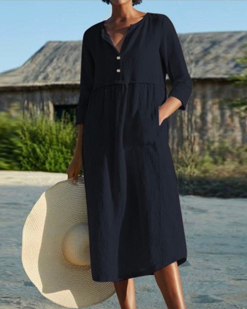 Casual Midi Dress for Women | Emani