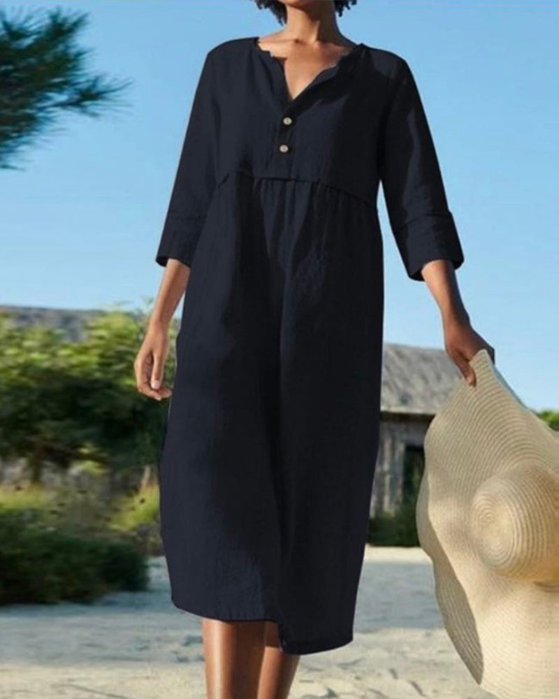 Casual Midi Dress for Women | Emani