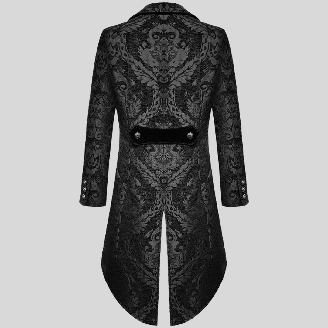 Victorian-Inspired Tailcoat with an Embossed Brocade Pattern | Arturo