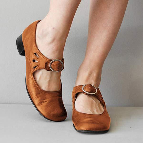 Vintage Round Toe Orthopedic Women Shoes | Felicity