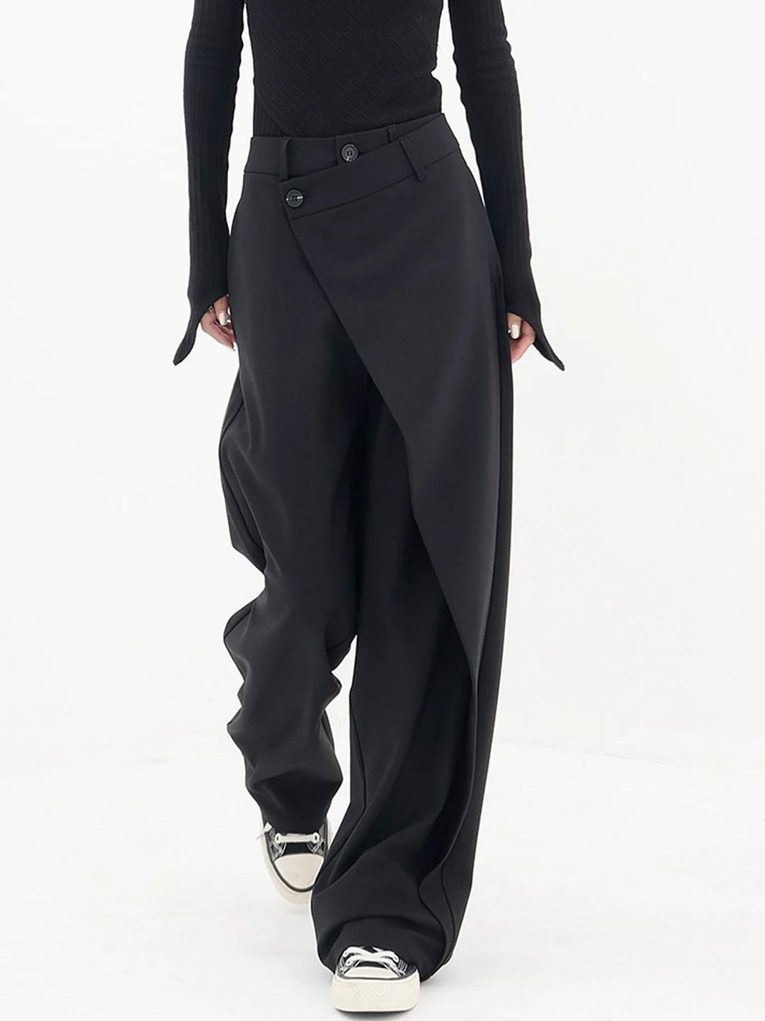 High Waist Baggy Pants - Kasan