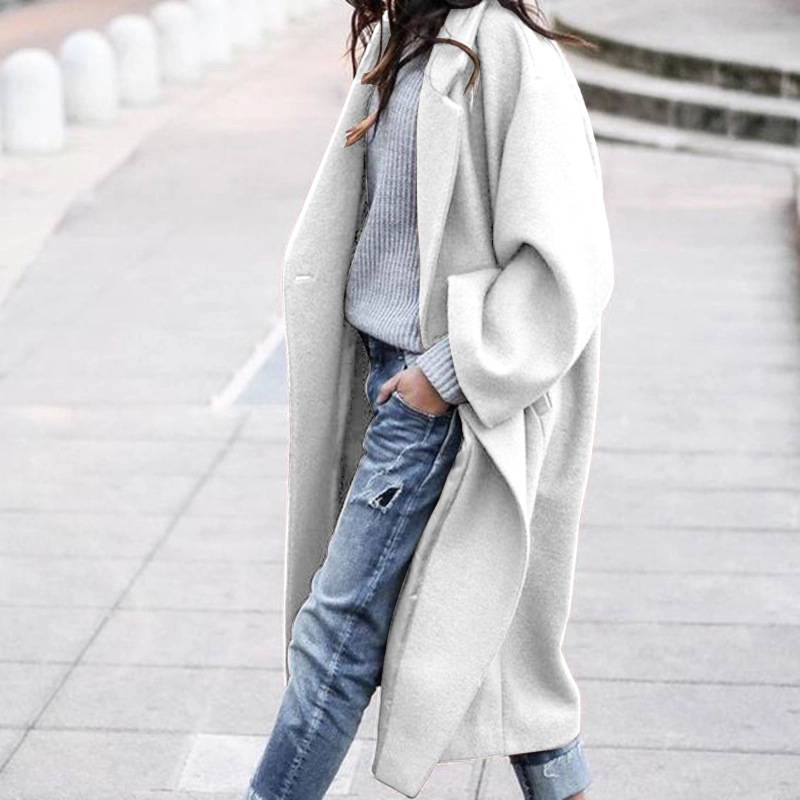 Women's Long Wool Winter Coat | Iris