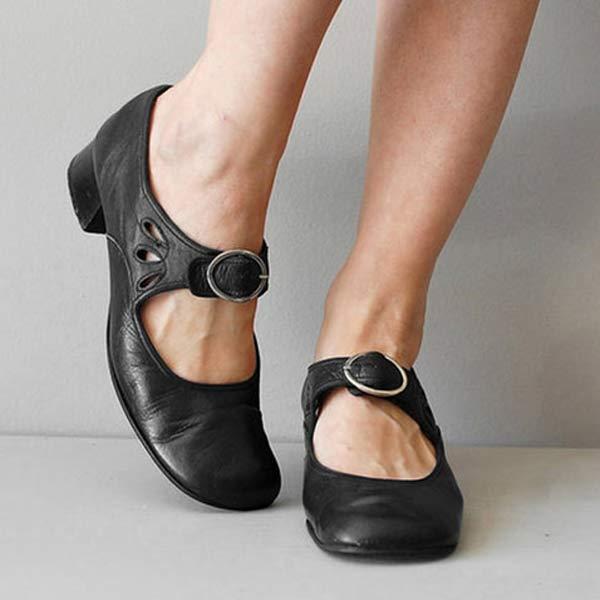 Vintage Round Toe Orthopedic Women Shoes | Felicity