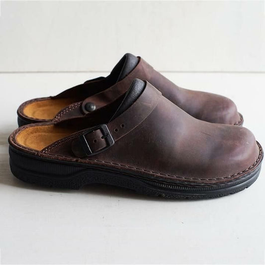 Orthopedic Leather Clogs for Men | Verono