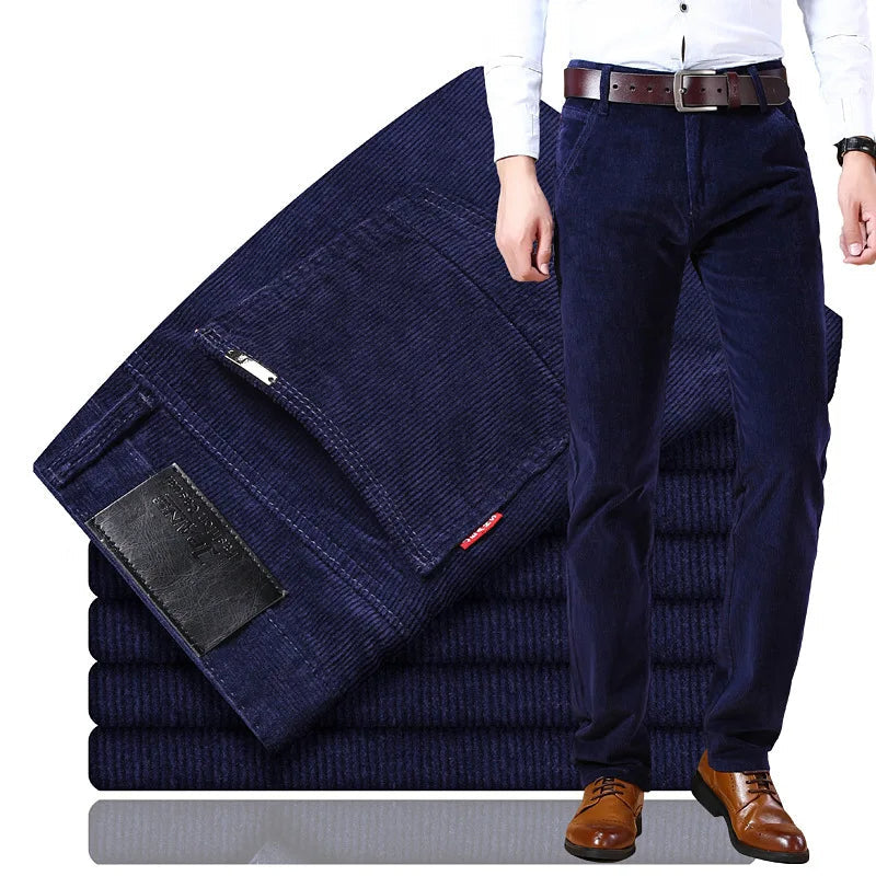 Corduroy Straight Cut Men Pants | Helro