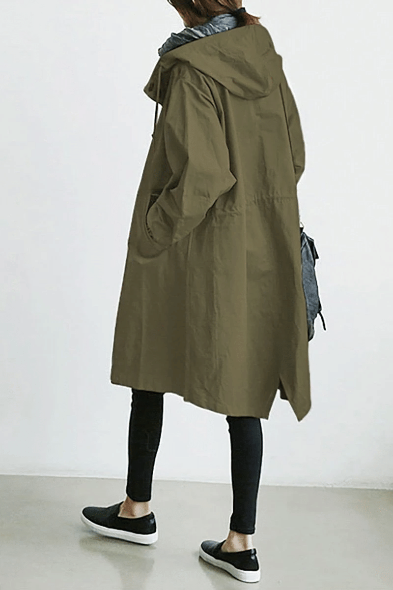 Long Hooded Women Jacket | Luciana