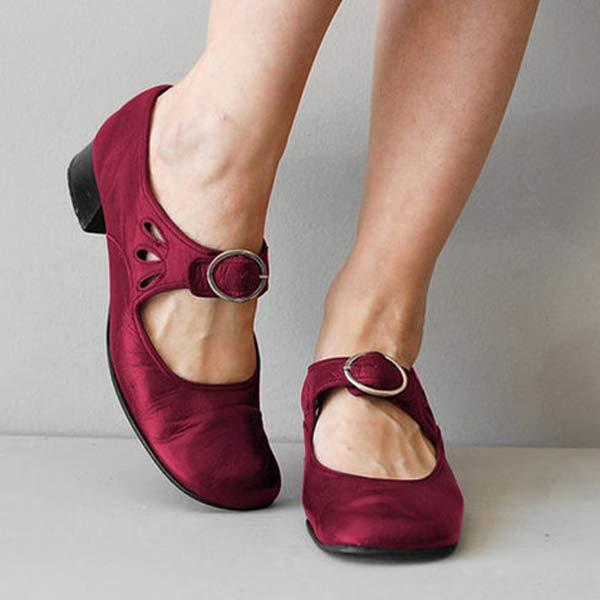 Vintage Round Toe Orthopedic Women Shoes | Felicity