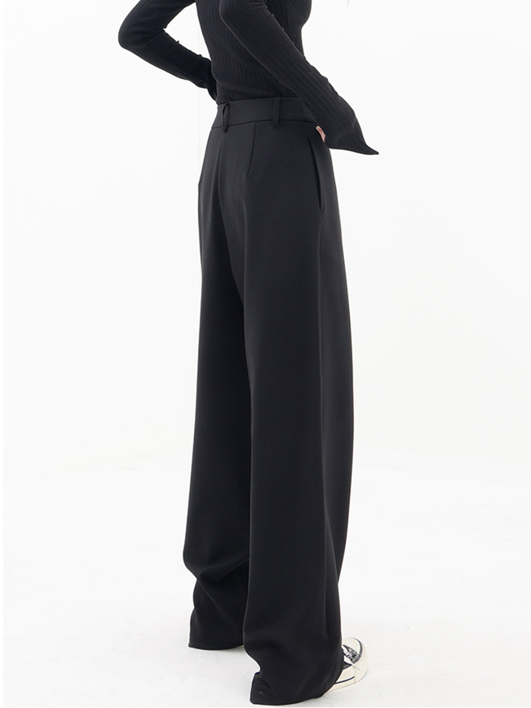 High Waist Baggy Pants - Kasan