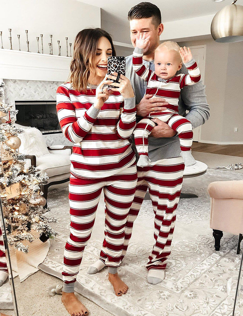 Stripe Family Matching Pajama Set | Jederion