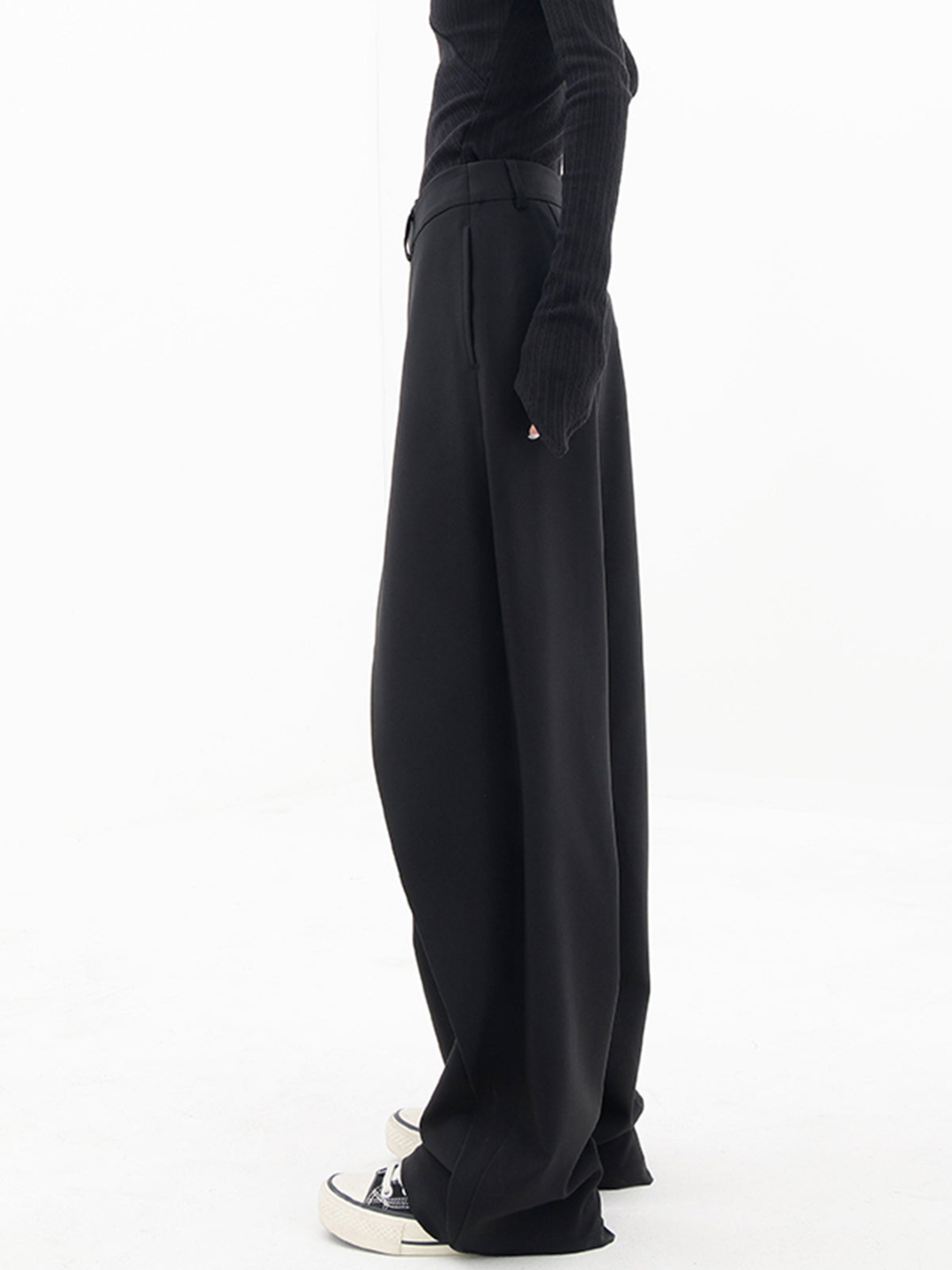 High Waist Baggy Pants - Kasan