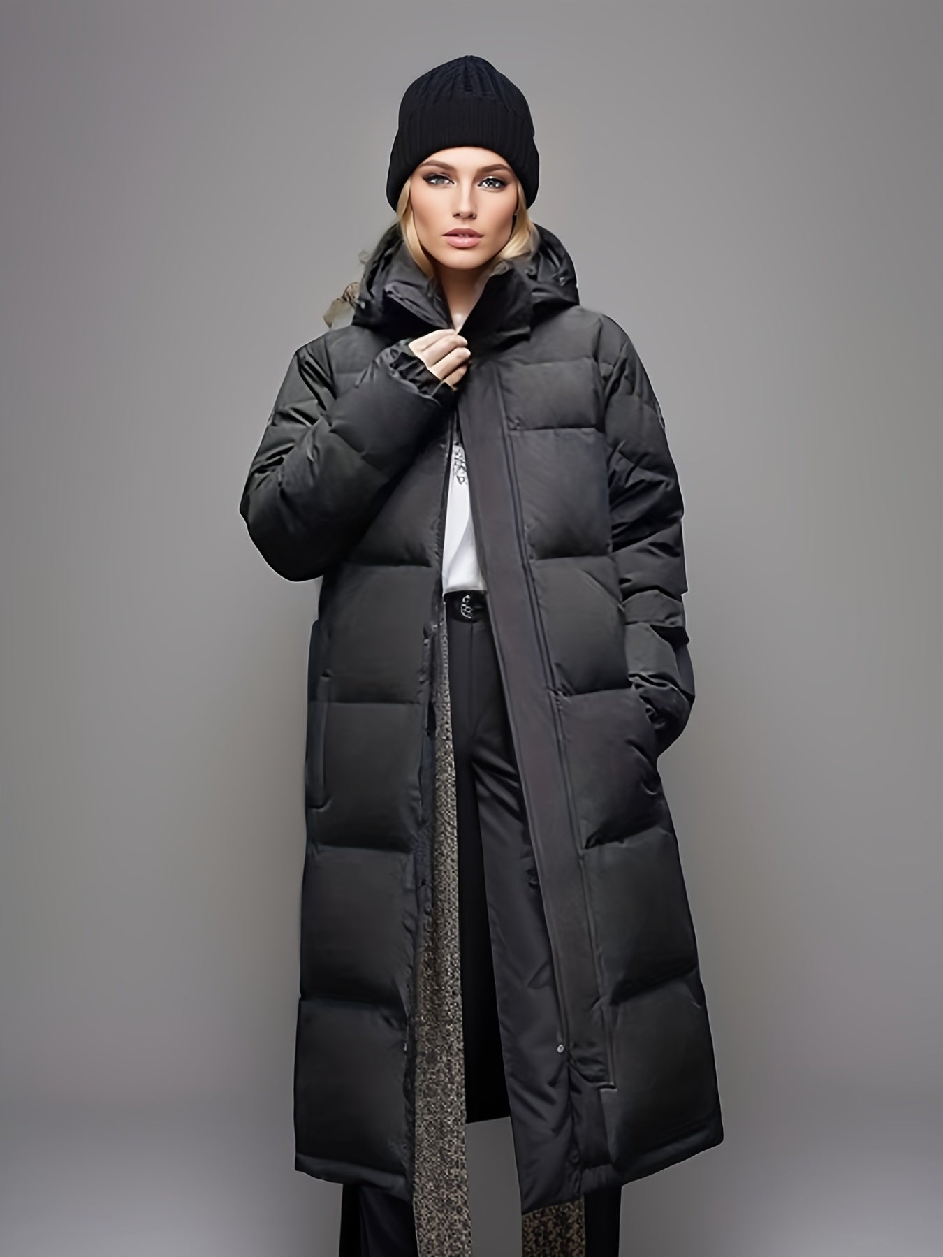 Long padded winter parka jacket - Cassy