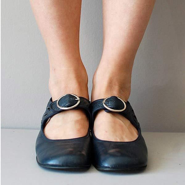 Vintage Round Toe Orthopedic Women Shoes | Felicity