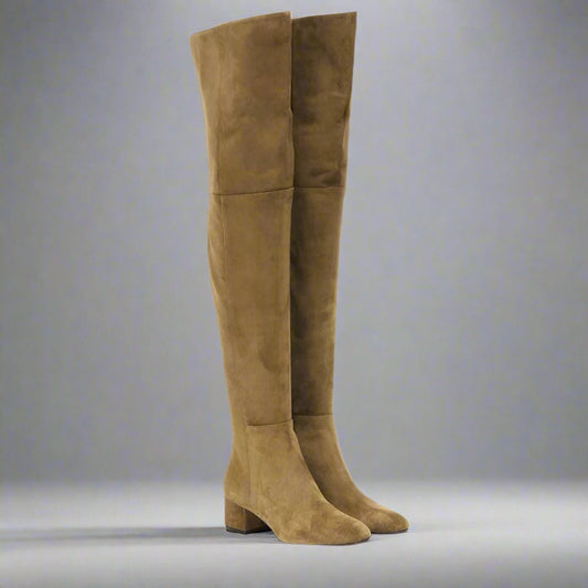 Knee-Length Suede Boots for Women | Milliana