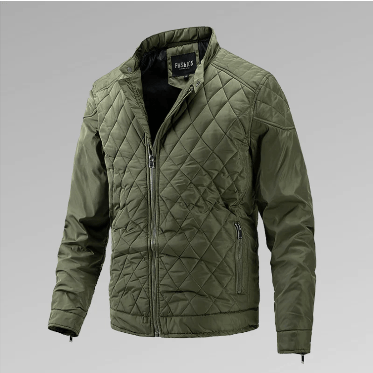 Men's Zip-Up Quilted Winter Jacket | Myles