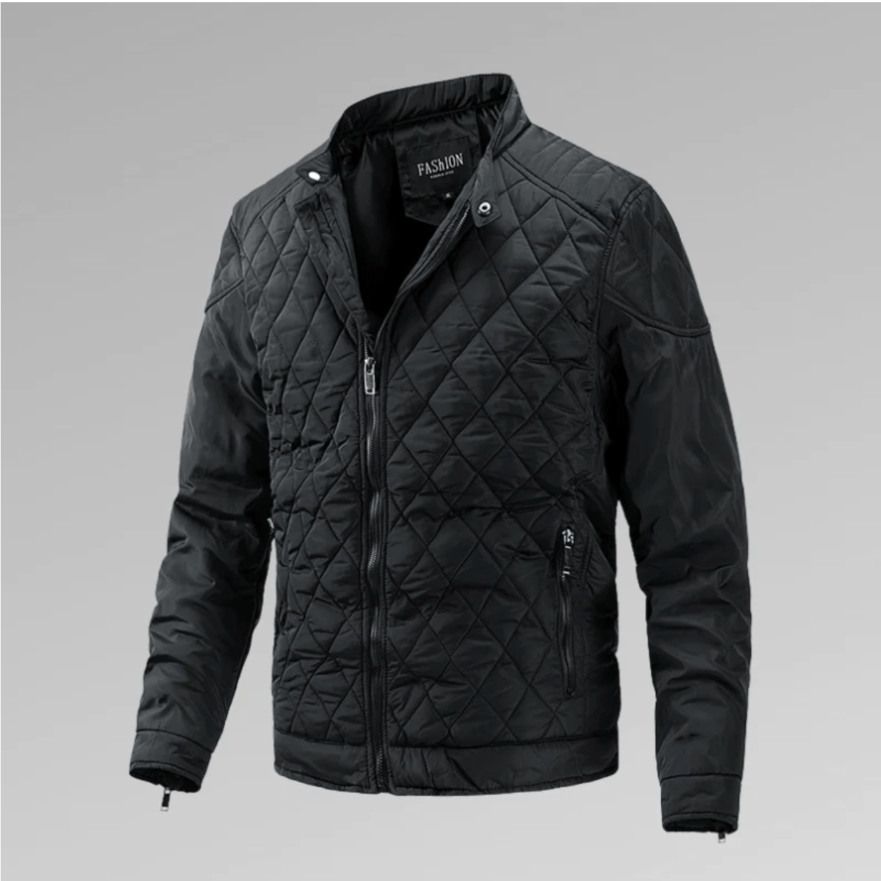 Men's Zip-Up Quilted Winter Jacket | Myles