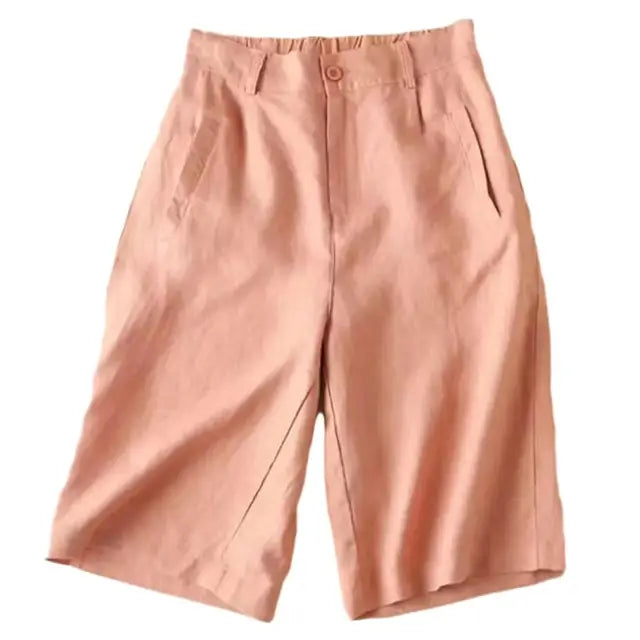 Linen Bermuda Shorts for Women | Rayne