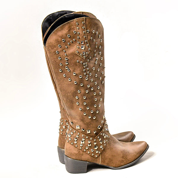 Cowboy Boots with Studs for Women | Elisa