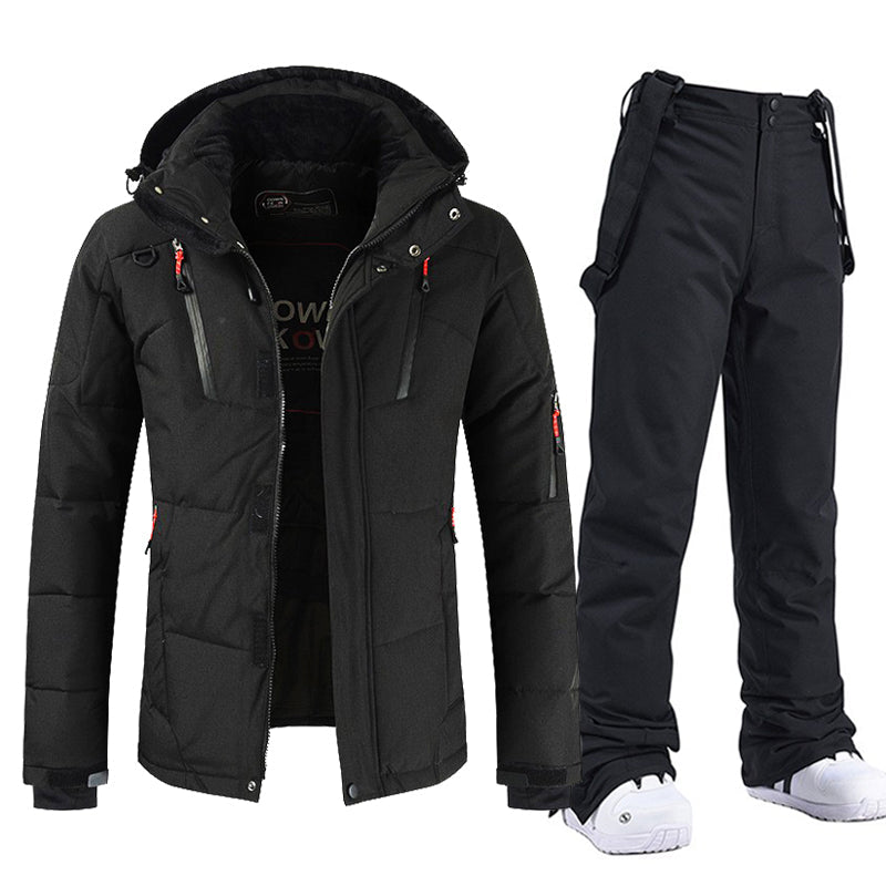 Wind and Waterproof Sealed Hood Ski Suit and Band Pants | Dayren