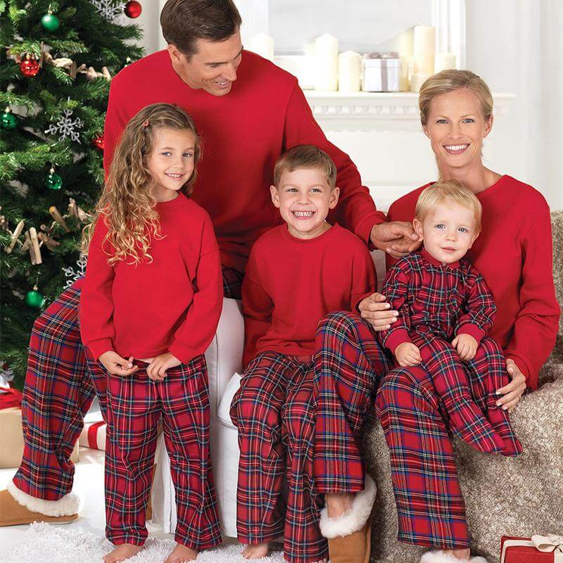 Plaid Christmas Family Pajama Set | Myrtle