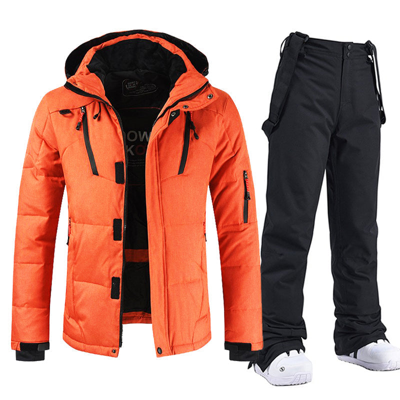 Wind and Waterproof Sealed Hood Ski Suit and Band Pants | Dayren