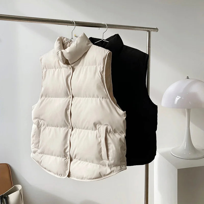 Women's Oversized Puffer Vest | Mila