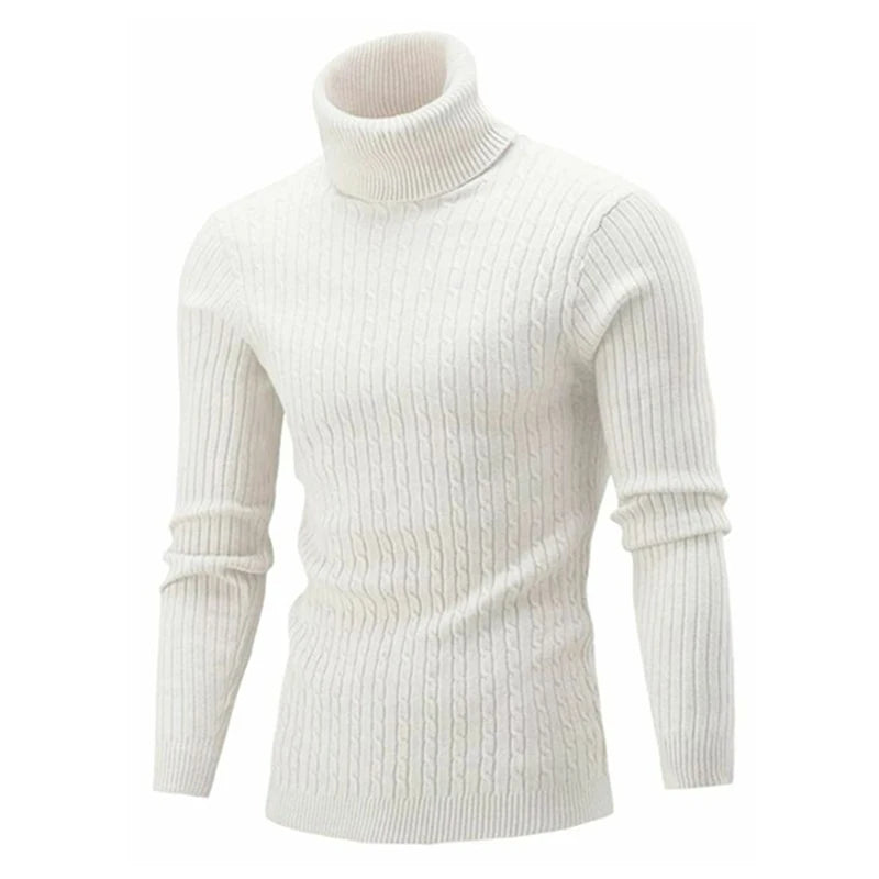 Classic Knitted Turtleneck Sweater for Men | Christopher