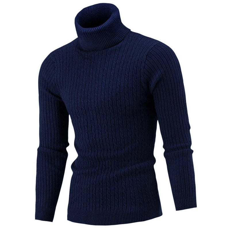 Classic Knitted Turtleneck Sweater for Men | Christopher