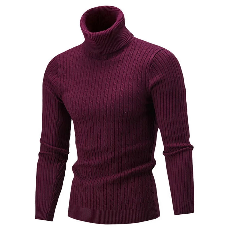 Classic Knitted Turtleneck Sweater for Men | Christopher