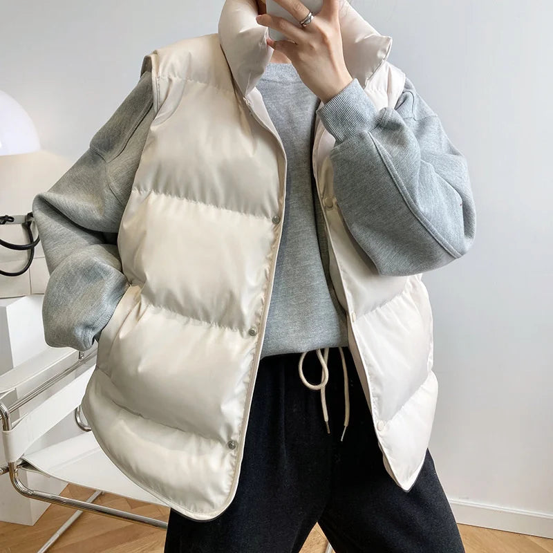 Women's Oversized Puffer Vest | Mila