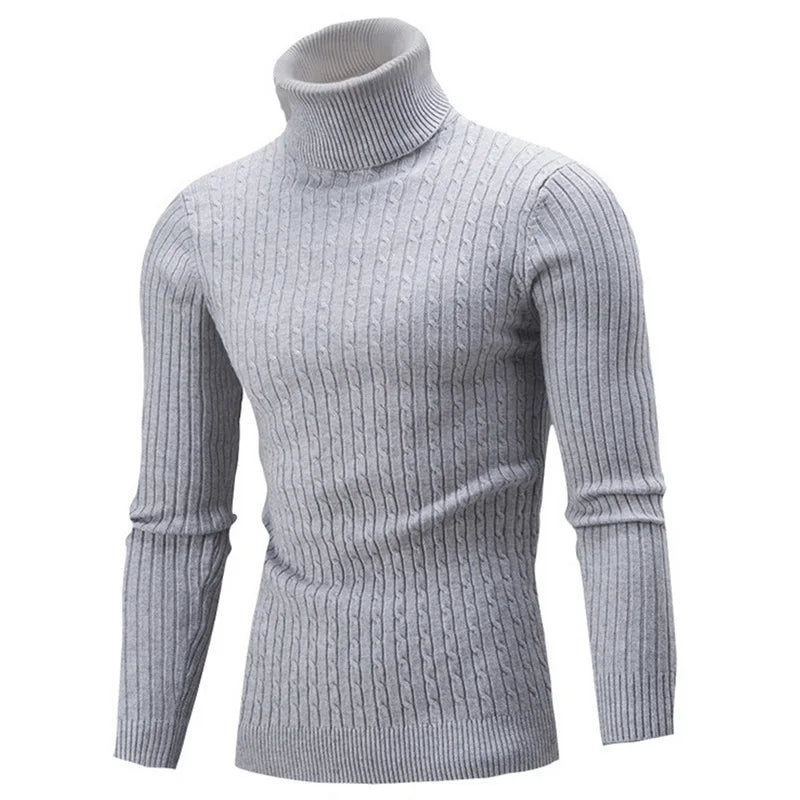 Classic Knitted Turtleneck Sweater for Men | Christopher