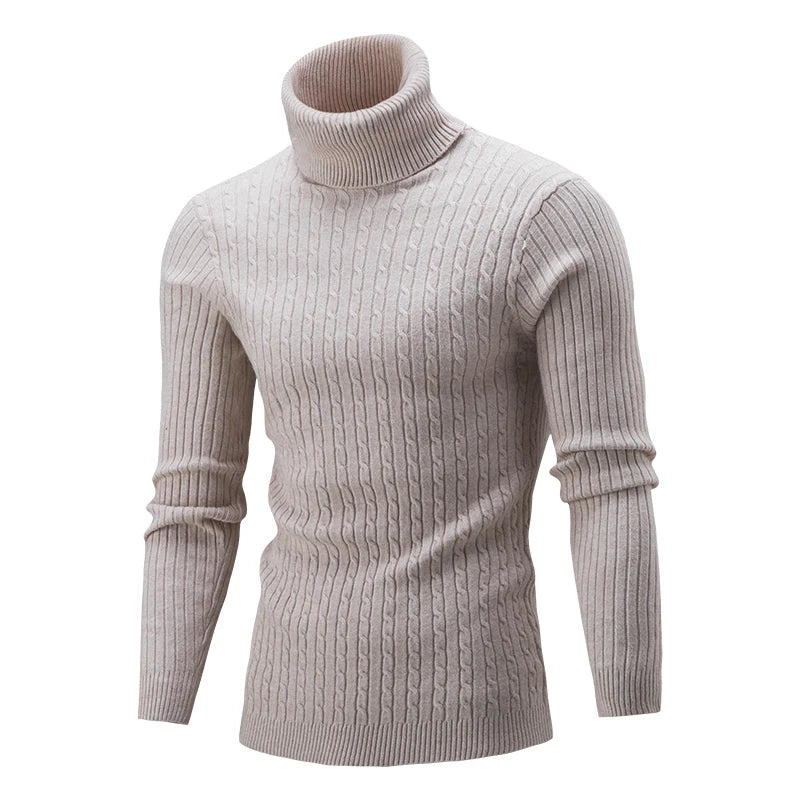 Classic Knitted Turtleneck Sweater for Men | Christopher