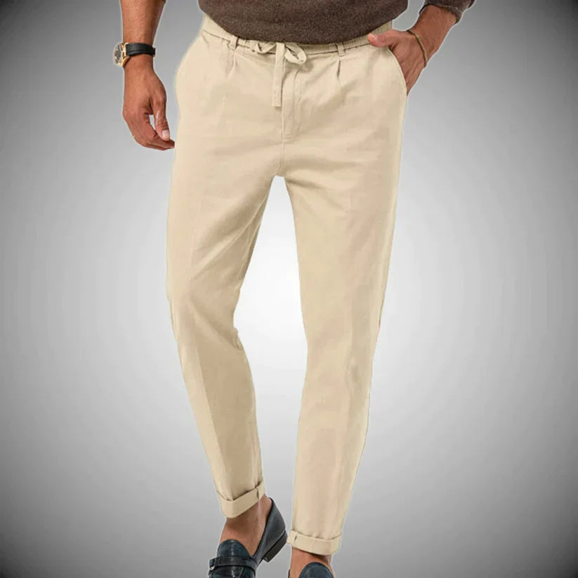 Slim Fit Linen Pants for Men | Riliel