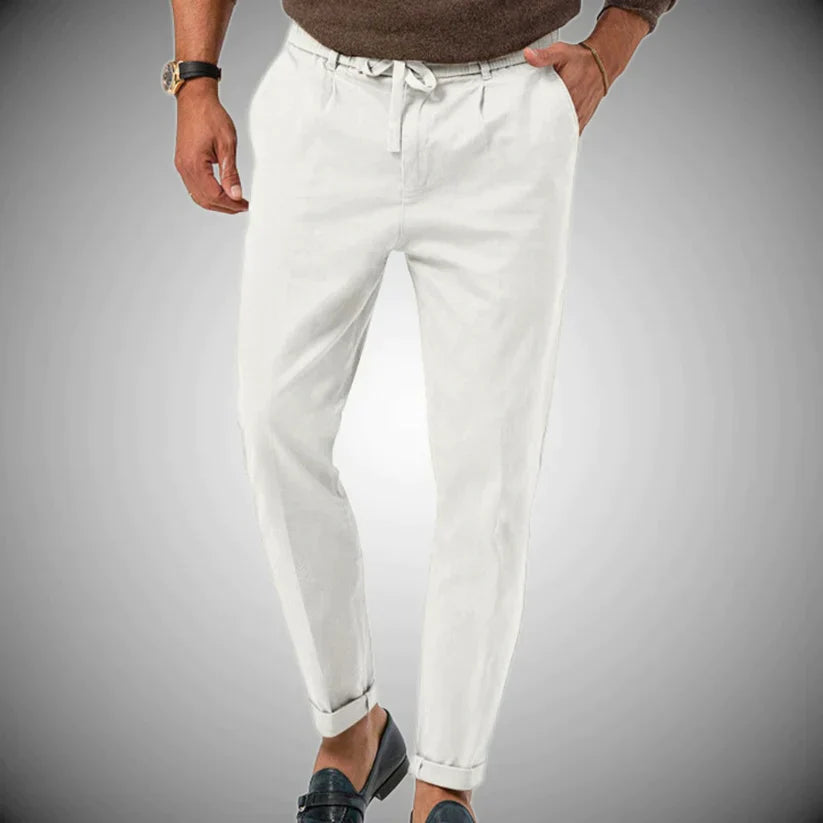 Slim Fit Linen Pants for Men | Riliel