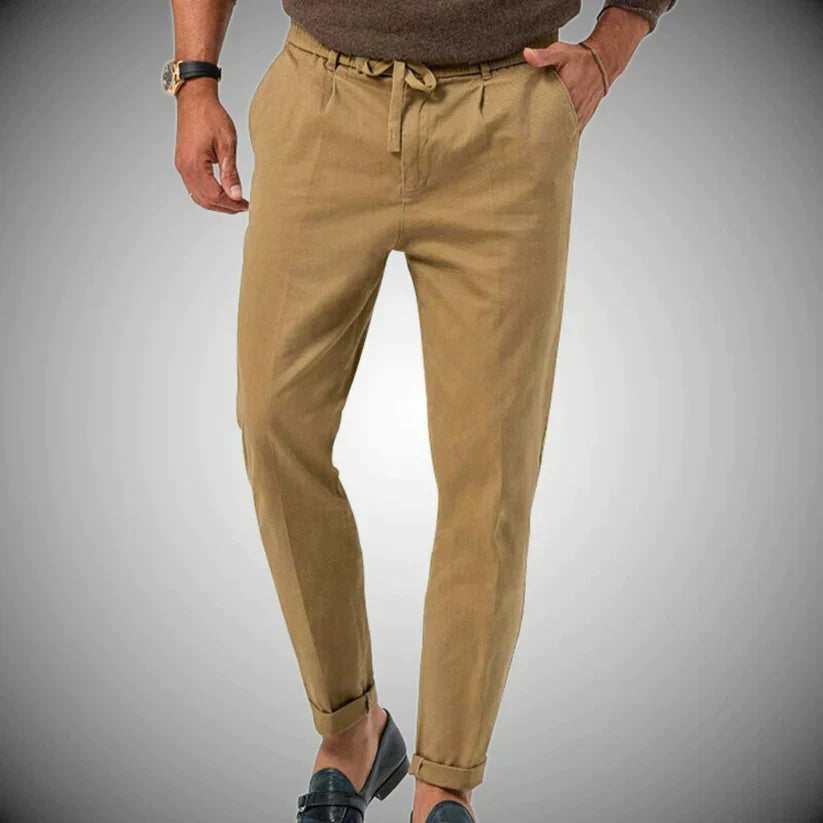 Slim Fit Linen Pants for Men | Riliel