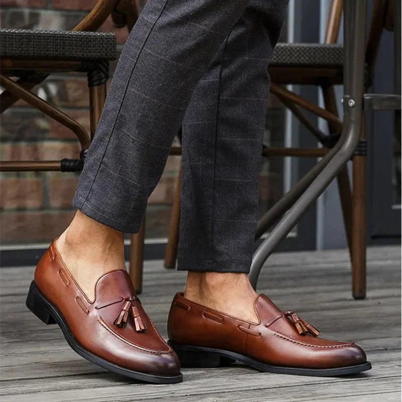 Leather Loafers for Men | Cavarro