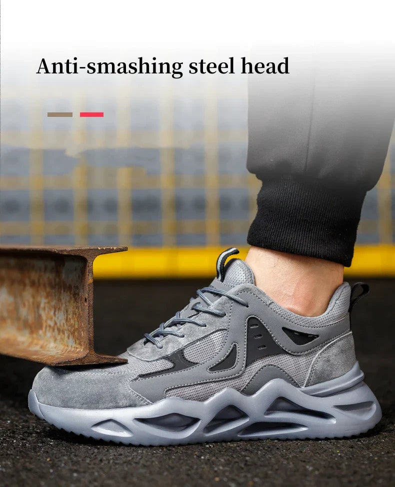 Steel Toe Safety Work Shoes for Men | Ducheno