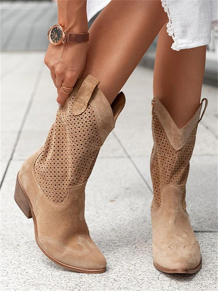 Breathable CowboyBoots | Aulrena