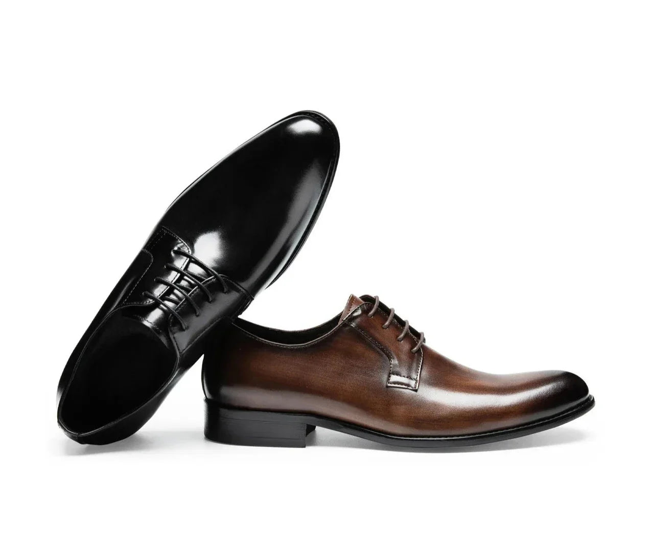 Lace-up Faux Leather Formal Shoes for Men | Randalo