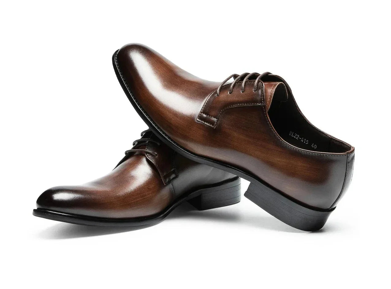 Lace-up Faux Leather Formal Shoes for Men | Randalo