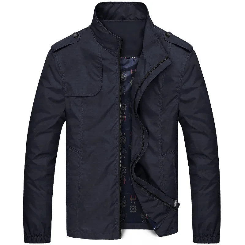 Windproof and Waterproof Zippered Jacket For Men | Connor