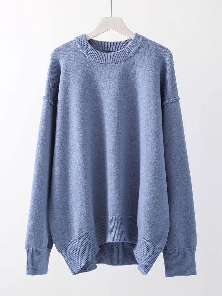 Becca Ribbed Hem Knit Sweater