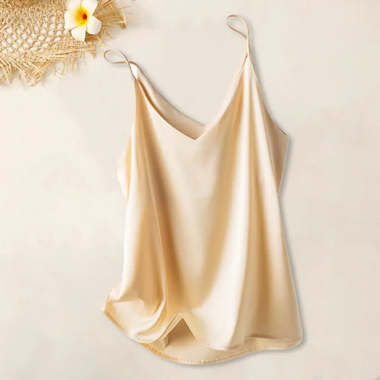 Satin Spaghetti Strap Camisole for Women | Giavanna