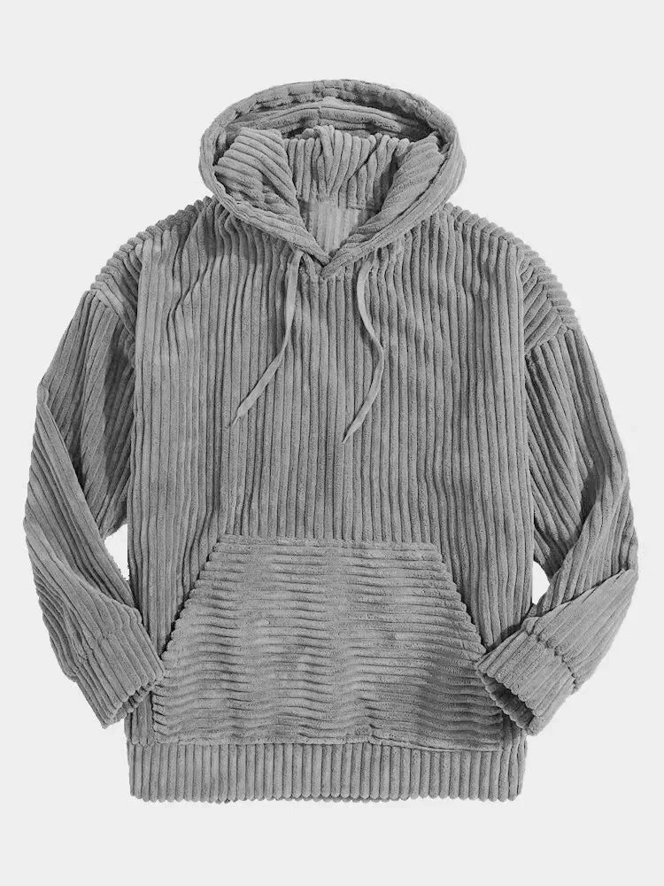 Men's Corduroy Hoodie with Pocket | Justin