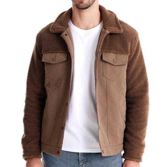 Men's Thick Warm Fleece jacket for Fall and Winter | Francis