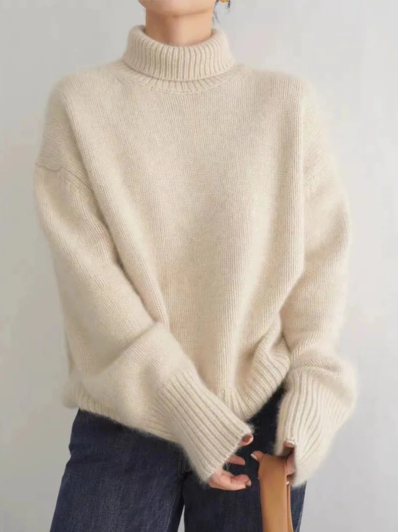 Women’s Winter Thicken Turtleneck Sweater | Paola