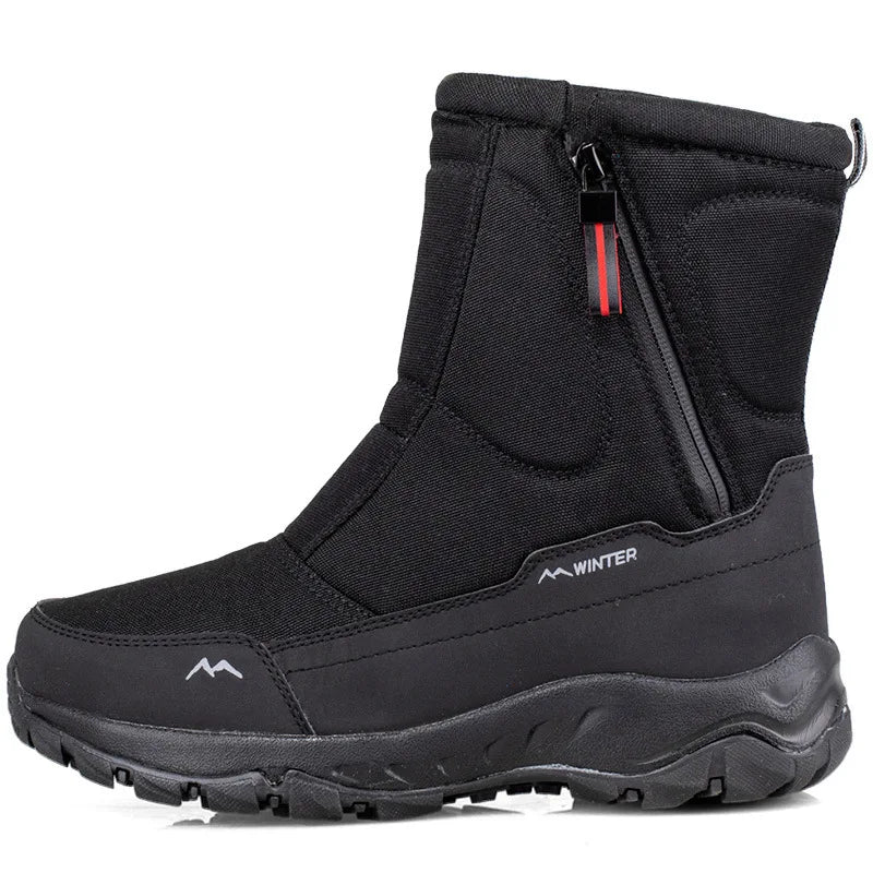 Men's Zip Up Insulated Snow Boots | Larry