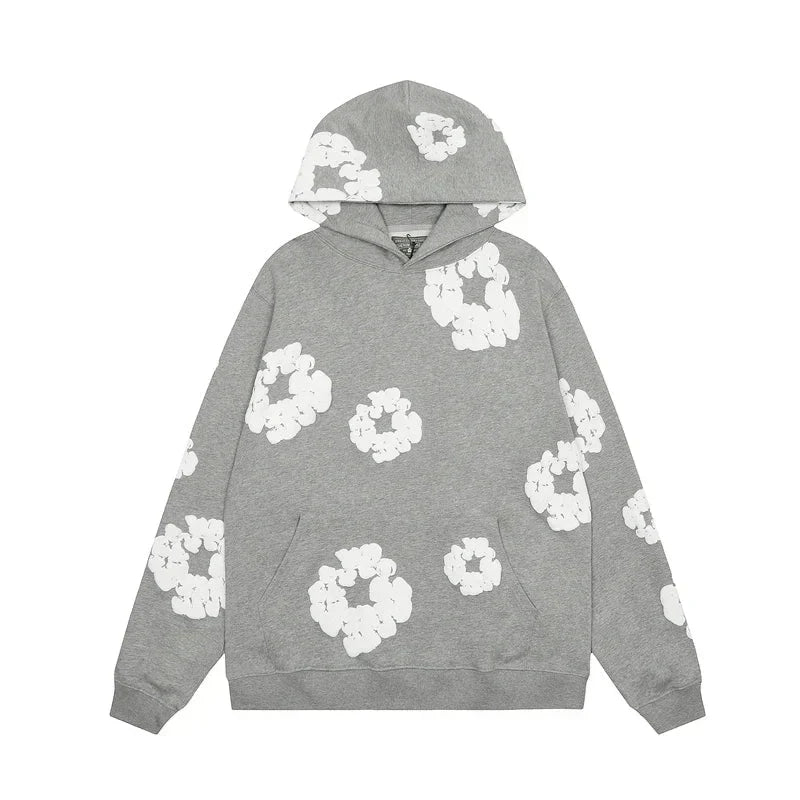 Oversized Floral Print Hoodie | Karanie