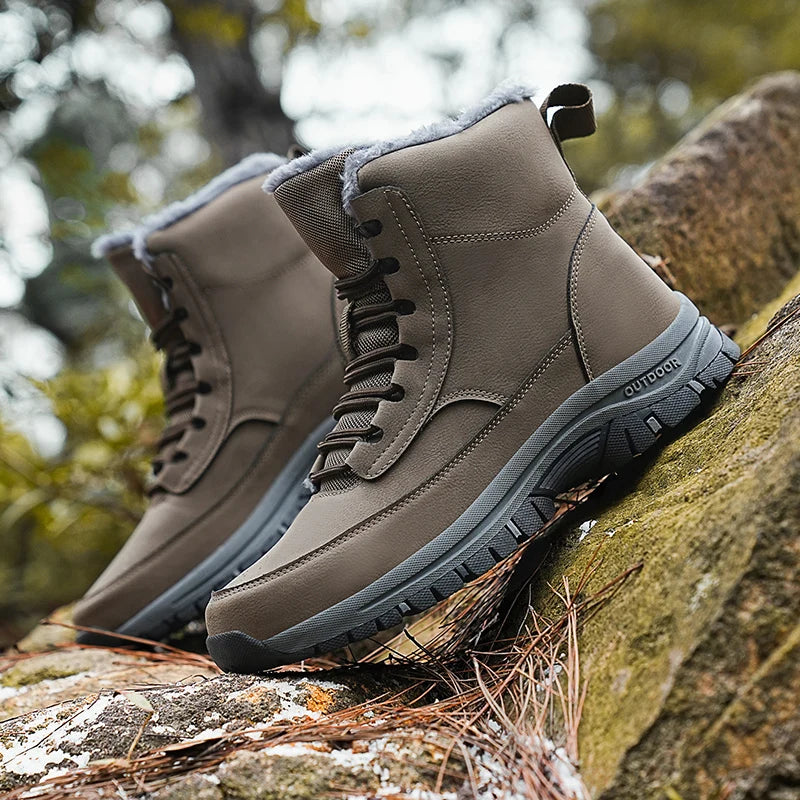 Men's Outdoor Winter Boots With Fur Lining | Brandon