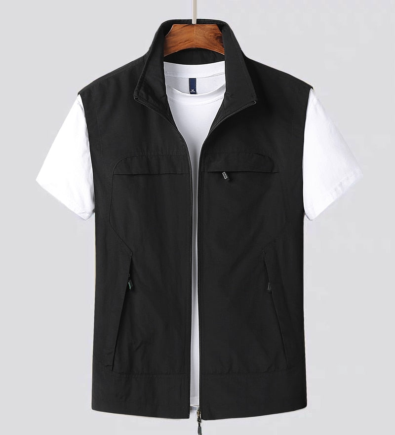 Zipper Vest for Men with Pockets | Jakobe