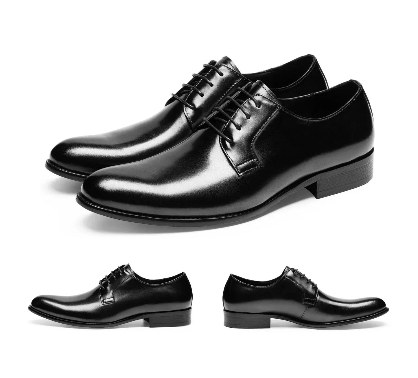 Lace-up Faux Leather Formal Shoes for Men | Randalo